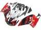 Billige Aprilia RS125 Motorrad Verkleidung 2000-2005 - Rot Schwarz Silber Rennen
