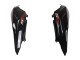 Billige Aprilia RS125 Motorrad Verkleidung 2006-2011 - Glanzendes Schwarz Rot Weiss Aufkleber