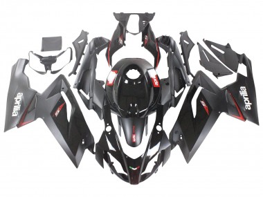 Billige Aprilia RS125 Motorrad Verkleidung 2006-2011 - Glanzendes Schwarz Rot Weiss Aufkleber