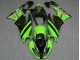 Billige Kawasaki ZX6R Motorrad Verkleidung 2009-2012 - Grun Glanzendes Schwarz Elf Touch4 Bridgestone