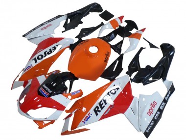 Billige Aprilia RS125 Motorrad Verkleidung 2006-2011 - Weiss Orange Rot Repsol