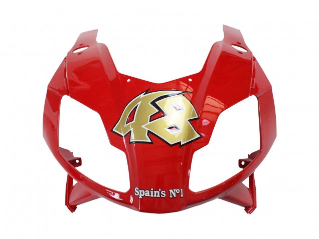 Billige Aprilia RS125 Motorrad Verkleidung 2006-2011 - Rot Weiss Gelb Schwarz