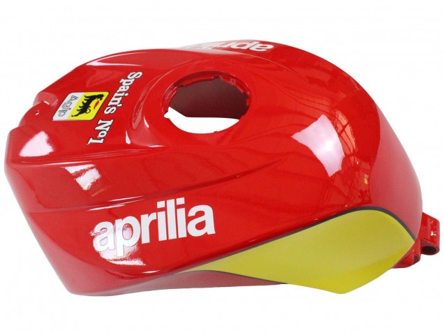 Billige Aprilia RS125 Motorrad Verkleidung 2006-2011 - Rot Weiss Gelb Schwarz