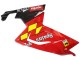 Billige Aprilia RS125 Motorrad Verkleidung 2006-2011 - Rot Weiss Gelb Schwarz