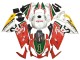 Billige Aprilia RS125 Motorrad Verkleidung 2006-2011 - Weiss Rot Grun