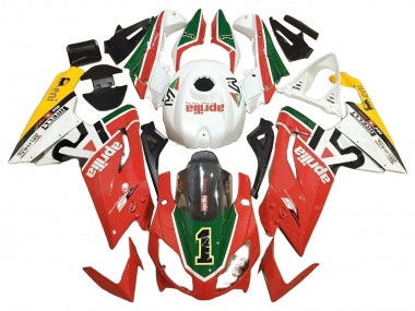 Billige Aprilia RS125 Motorrad Verkleidung 2006-2011 - Weiss Rot Grun