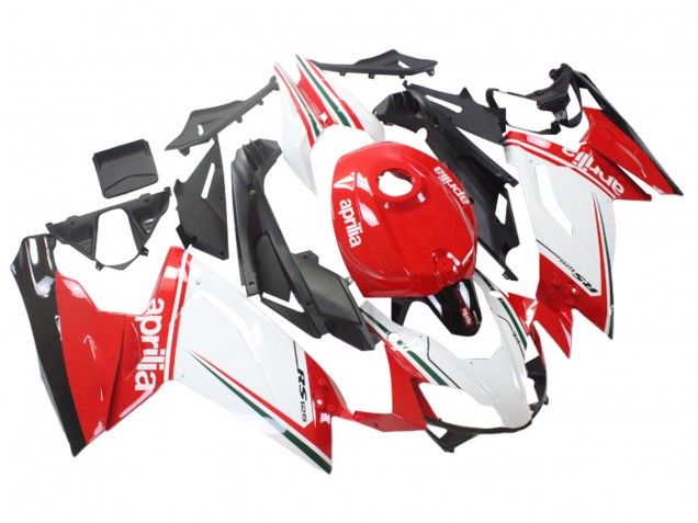 Billige Aprilia RS125 Motorrad Verkleidung 2006-2011 - Weiss Rot Schwarz