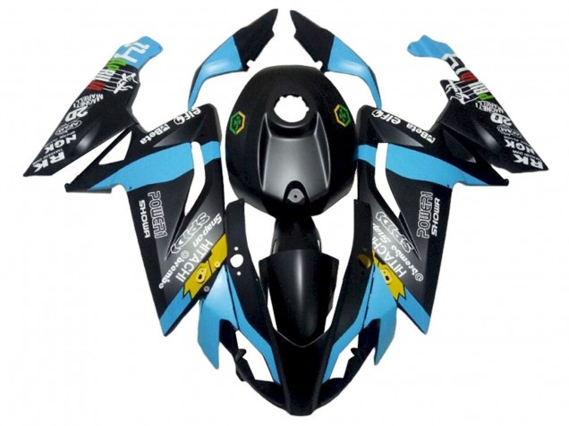 Billige Aprilia RS125 Motorrad Verkleidung 2006-2011 - Hellblau Schwarz Gelb