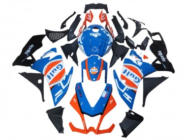 Billige Aprilia RS4 50 125 Motorrad Verkleidung 2012-2018 - Weiss Blau Orange Glanzendes Schwarz Gulf