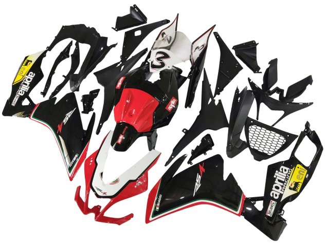 Billige Aprilia RS4 50 125 Motorrad Verkleidung 2012-2019 - Weiss Rot Gelb Glanzendes Schwarz