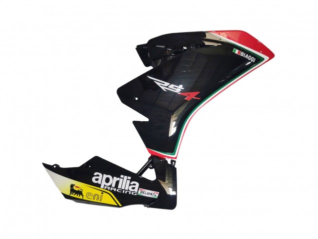 Billige Aprilia RS4 50 125 Motorrad Verkleidung 2012-2019 - Weiss Rot Gelb Glanzendes Schwarz