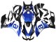 Billige Aprilia RS4 50 125 Motorrad Verkleidung 2012-2018 - Blau Weiss Matt Schwarz