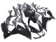 Billige Aprilia RS4 50 125 Motorrad Verkleidung 2012-2019 - Glanzendes Schwarz