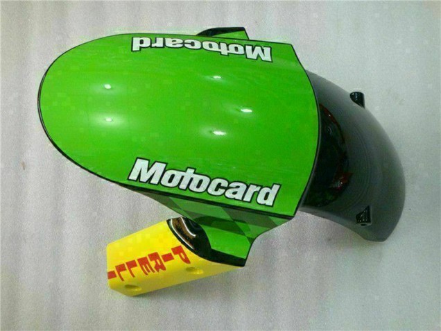 Billige Kawasaki ZX6R Motorrad Verkleidung 2009-2012 - Grun Weiss Rot Schwarz Blau Motocard