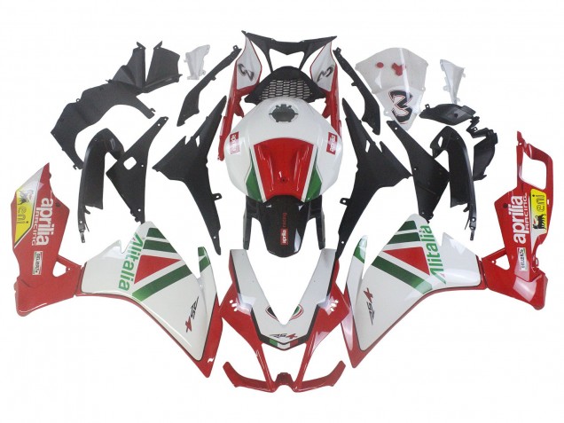 Billige Aprilia RS4 50 125 Motorrad Verkleidung Kit 2012-2018 - Weiss Rot Grun Gelb Alitalia