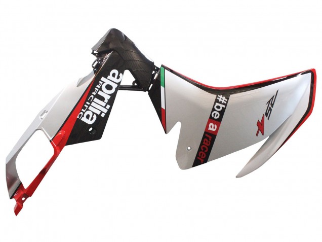 Billige Aprilia RS4 50 125 Motorrad Verkleidung 2012-2019 - Silber Rot Glanzendes Schwarz