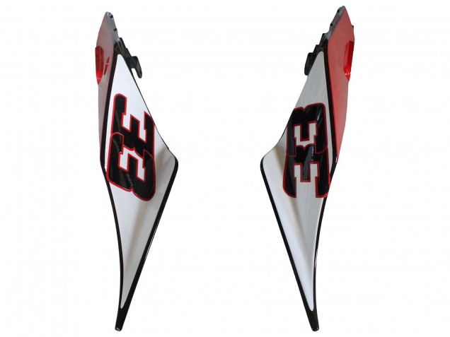 Billige Aprilia RS4 50 125 Motorrad Verkleidung 2012-2019 - Silber Rot Glanzendes Schwarz