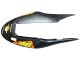 Billige Honda CBR600 F4i Motorrad Verkleidung 2004-2007 - Matt Schwarz Orange Rossi