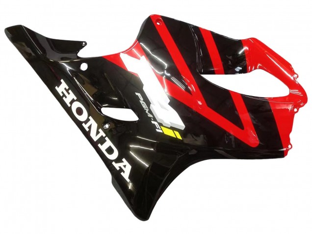 Billige Honda CBR600 F4i Motorrad Verkleidung 2004-2007 - Rot Glanzendes Schwarz