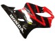 Billige Honda CBR600 F4i Motorrad Verkleidung 2004-2007 - Rot Glanzendes Schwarz