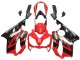 Billige Honda CBR600 F4i Motorrad Verkleidung 2004-2007 - Rot Glanzendes Schwarz