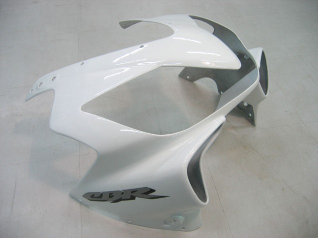 Billige Honda CBR600 F4i Motorrad Verkleidung 2004-2007 - Weiss Glanzendes Schwarz