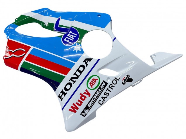 Billige Honda CBR600 F4i Motorrad Verkleidung 2004-2007 - Weiss Blau Grun Rot