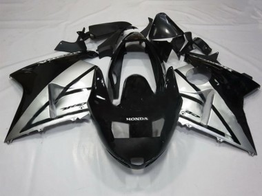 Billige Honda CBR1100XX Blackbird Motorrad Verkleidung 1996-2007 - Silber Glanzendes Schwarz