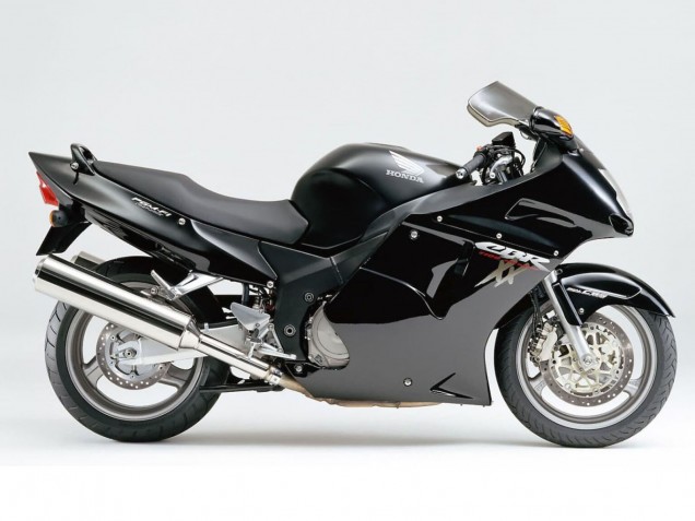 Billige Honda CBR1100XX Blackbird Abs Motorrad Verkleidungen 1996-2007 - Glanzendes Schwarz