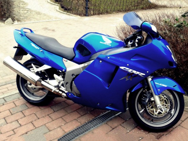 Billige Honda CBR1100XX Blackbird Abs Motorrad Verkleidungen 1996-2007 - Blau