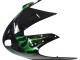 Billige Honda CBR1100XX Blackbird Motorrad Verkleidung 1996-2007 - Glanzendes Schwarz Grun Flamme