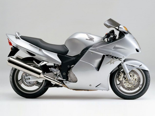 Billige Honda CBR1100XX Blackbird Motorrad Verkleidung 1996-2007 - Silber Grau