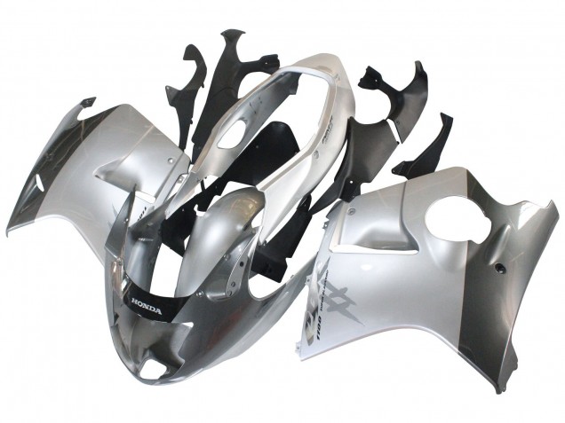 Billige Honda CBR1100XX Blackbird Motorrad Verkleidung 1996-2007 - Silber Grau
