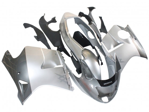 Billige Honda CBR1100XX Blackbird Motorrad Verkleidung 1996-2007 - Silber Grau