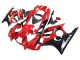 Billige Honda CBR600 F3 Motorrad Verkleidung 1997-1998 - Rot Glanzendes Schwarz
