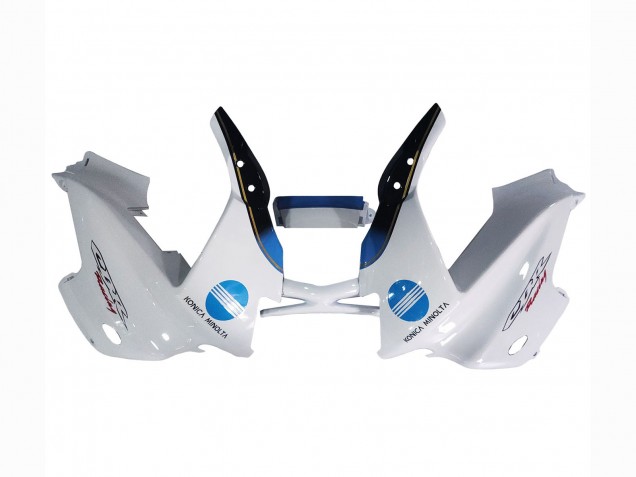 Billige Honda CBR600 F3 Motorrad Verkleidung 1997-1998 - Weiss Blau Glanzendes Schwarz