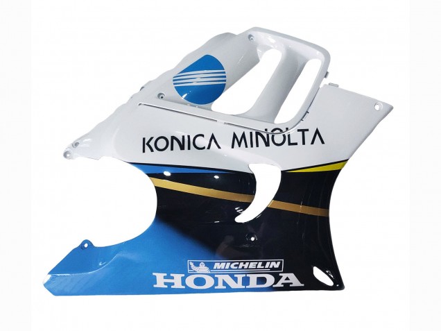 Billige Honda CBR600 F3 Motorrad Verkleidung 1997-1998 - Weiss Blau Glanzendes Schwarz