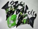Billige Kawasaki ZX6R Motorrad Verkleidung 2013-2018 - Grun Gelb Glanzendes Schwarz Matt Schwarz