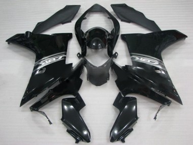 Billige Honda CBR600F Motorrad Verkleidung 2011-2013 - Glanzendes Schwarz