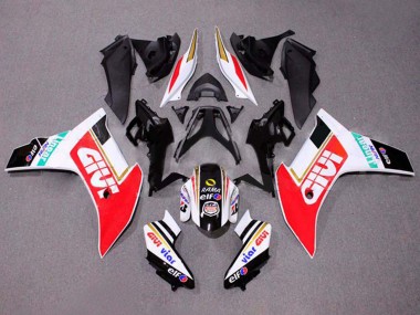 Billige Honda CBR600F Motorrad Verkleidung 2011-2013 - Weiss Rot Gold Glanzendes Schwarz Givi