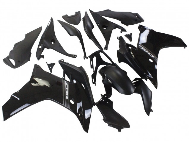 Billige Honda CBR600F Motorrad Verkleidung 2011-2013 - Glanzendes Schwarz