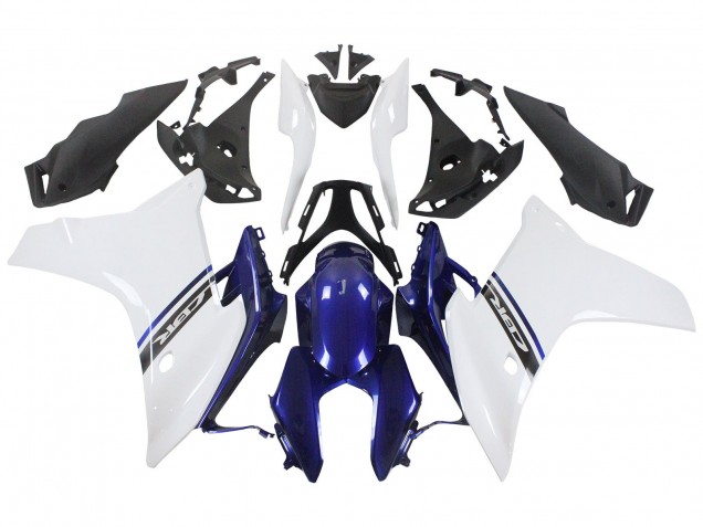 Billige Honda CBR600F Motorrad Verkleidung 2011-2013 - Weiss Blau