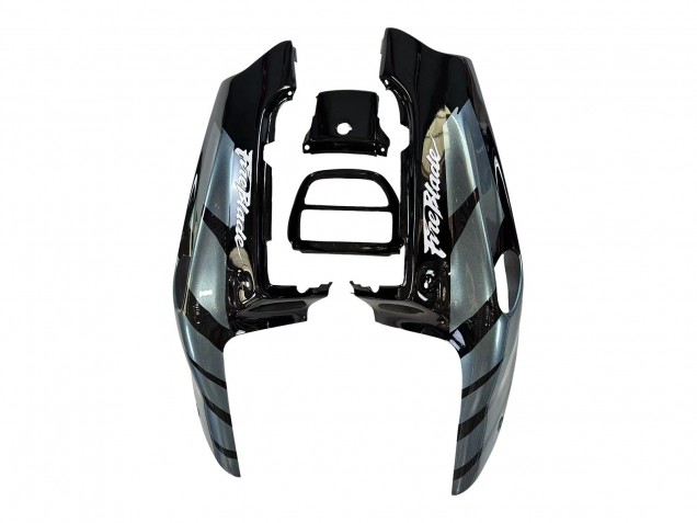 Billige Honda CBR900RR 893 Motorrad Verkleidung 1992-1993 - Silber Glanzendes Schwarz