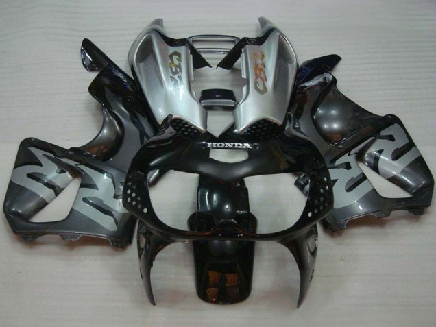 Billige Honda CBR900RR 893 Motorrad Verkleidung 1994-1995 - Silber Grau Glanzendes Schwarz