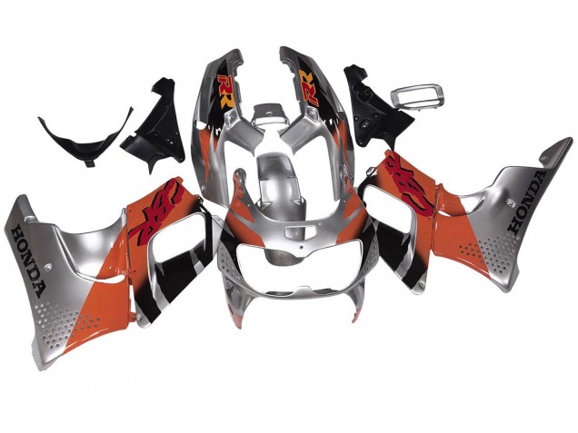 Billige Honda CBR900RR 893 Motorrad Verkleidung 1994-1995 - Silber Orange Glanzendes Schwarz