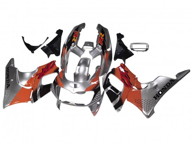 Billige Honda CBR900RR 893 Motorrad Verkleidung 1994-1995 - Silber Orange Glanzendes Schwarz