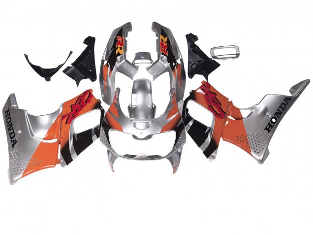 Billige Honda CBR900RR 893 Motorrad Verkleidung 1994-1995 - Silber Orange Glanzendes Schwarz