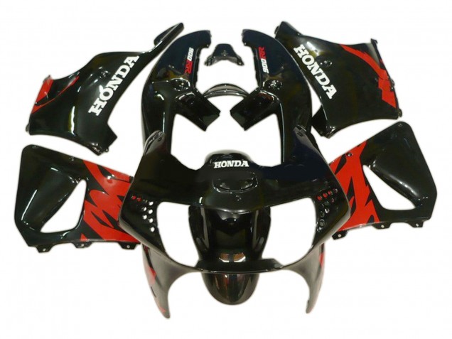 Billige Honda CBR900RR 919 Motorrad Verkleidung 1998-1999 - Rot Glanzendes Schwarz