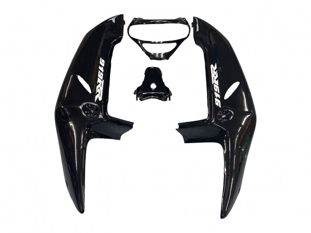 Billige Honda CBR900RR 919 Motorrad Verkleidung 1998-1999 - Glanzendes Schwarz Weiss Aufkleber