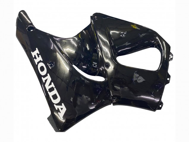 Billige Honda CBR900RR 919 Motorrad Verkleidung 1998-1999 - Glanzendes Schwarz Weiss Aufkleber